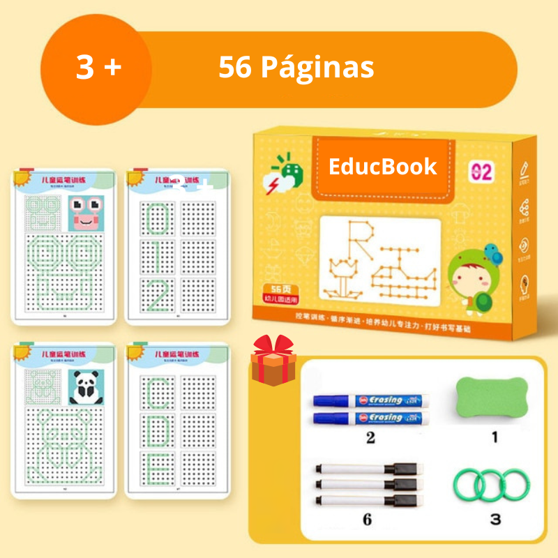 Caderno de Traço e Desenho Infantil - EducBook