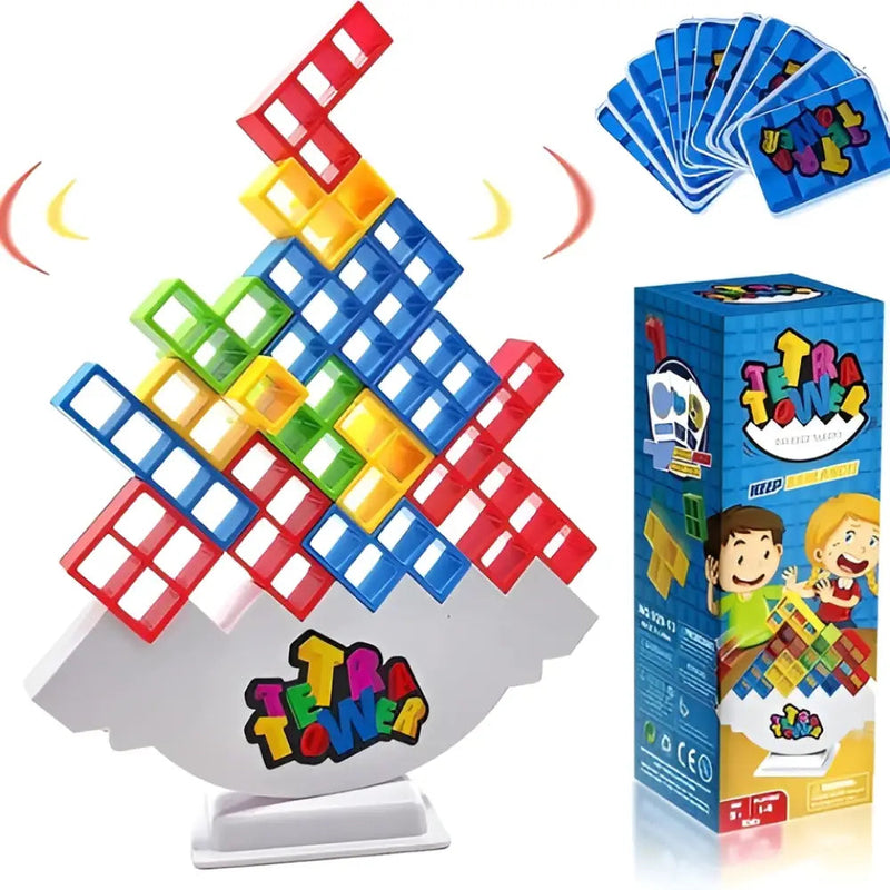 Torre EducTetris™ - Jogo em Equipe para Crianças e Adultos