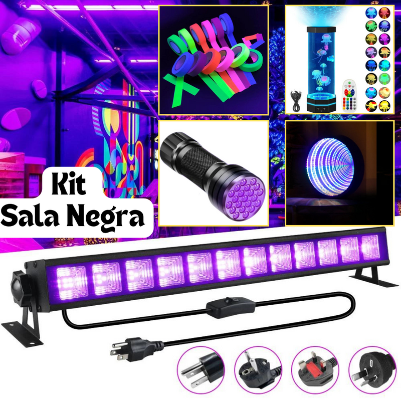 Combo Kits -  Sala Multissensorial + Sala Negra + Brinde 600 Atividades