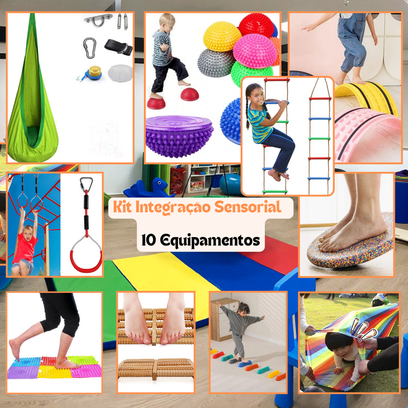 Sala de Integração Sensorial (Kit com 10 equipamentos)