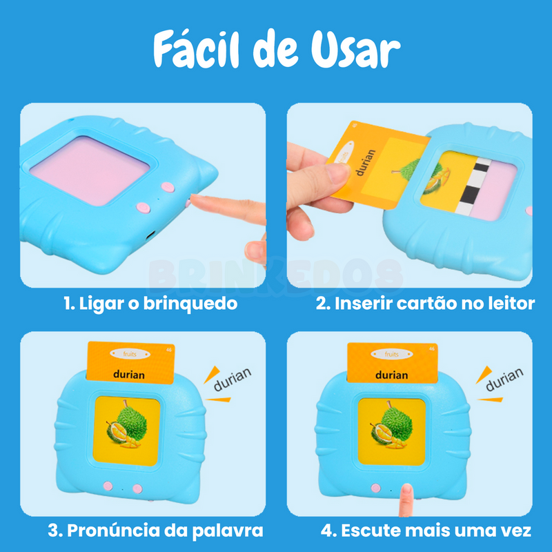 Brinquedo Educativo - InglêsKids para Aprender Inglês 224 Palavras