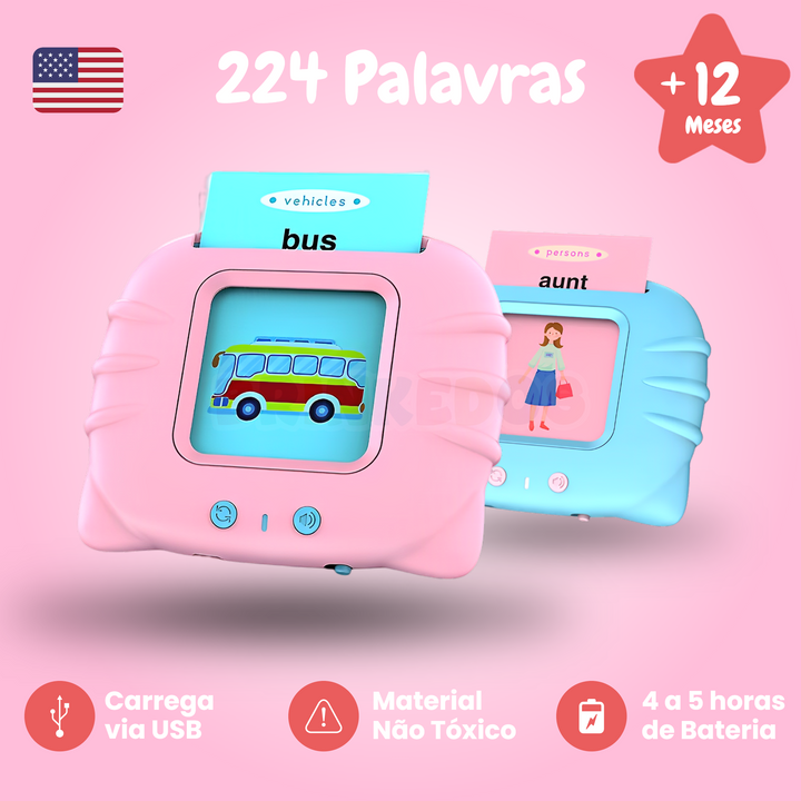 Brinquedo Educativo - InglêsKids para Aprender Inglês 224 Palavras