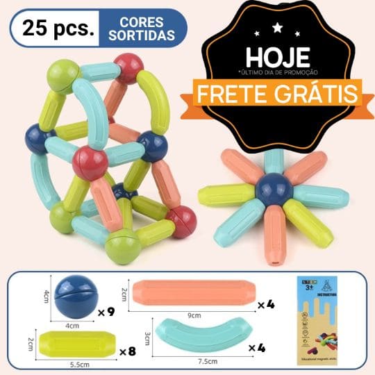 EducPuzzle - Brinquedo Magnético Educativo